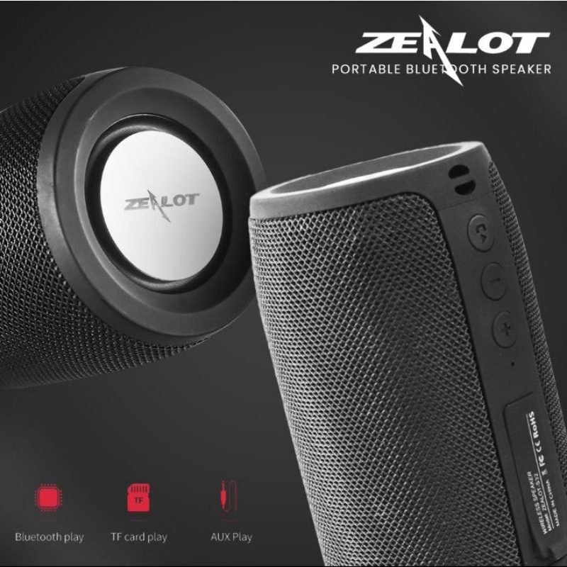 ZEALOT Speaker Portabel Bluetooth 5.0