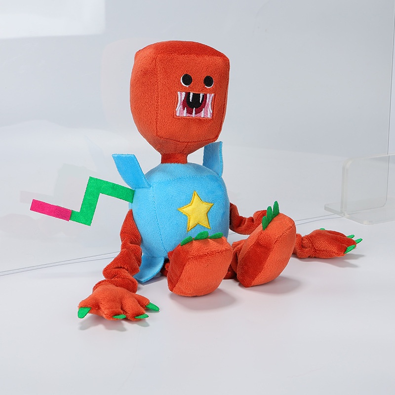 Mainan Boxy Boo Baru Kartun Permainan Peripheral Boneka Robot Merah Isi Boneka Mewah Hadiah Liburan Koleksi Boneka