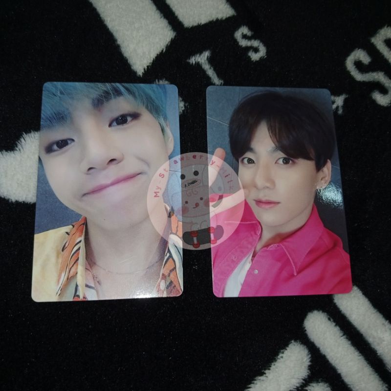 Bundle Photocard BTS Taehyung dan Jungkook Lights Official
