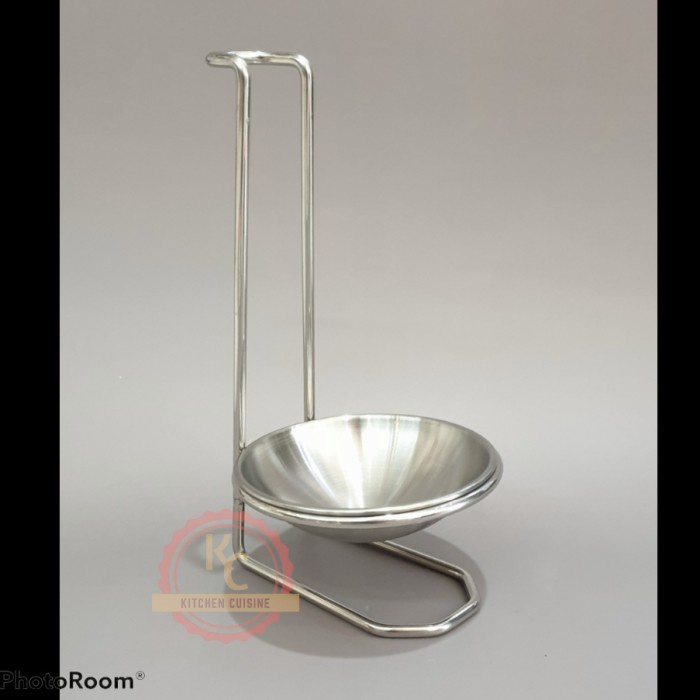 Vegg Ladle Holder / Dudukan Irus Stainless / Stand Soup Centong Irus Ladle