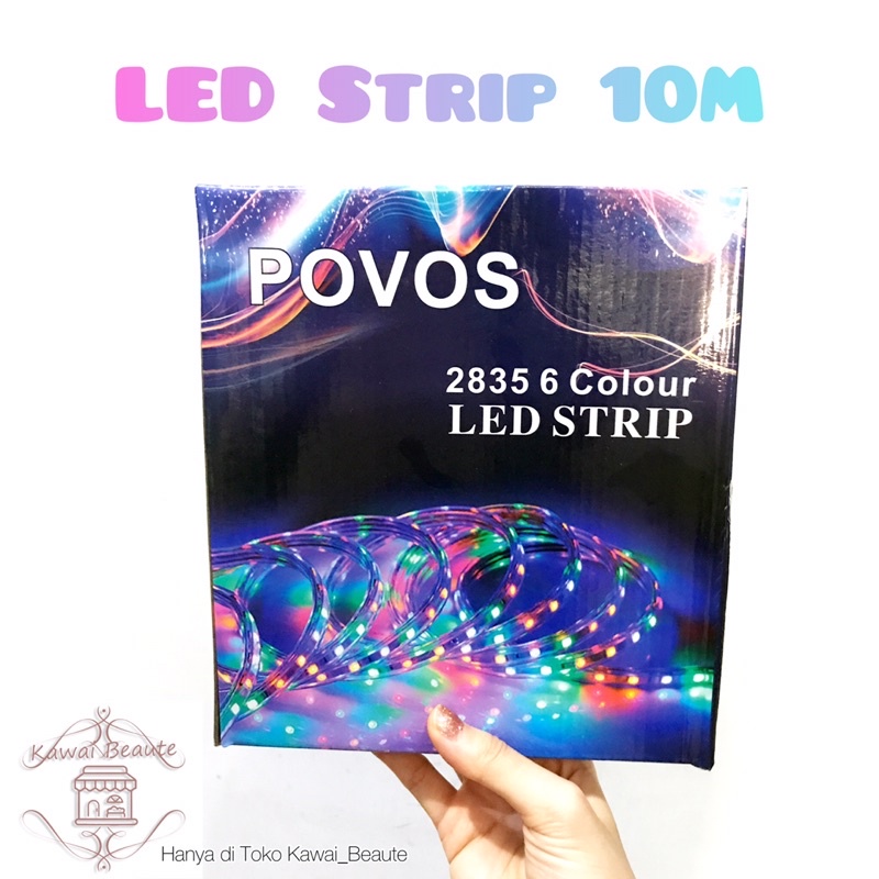 LED Strip Natal 10meter / Lampu Tumblr Hias Selang Waterproof (anti air) 10 meter warna warni