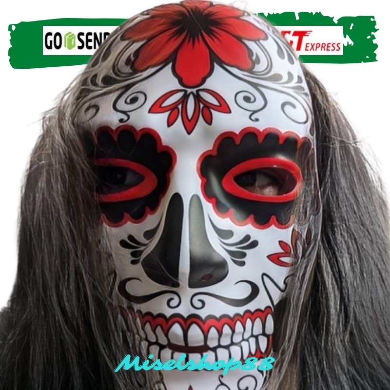 topeng tengkorak coco skull festival mexico