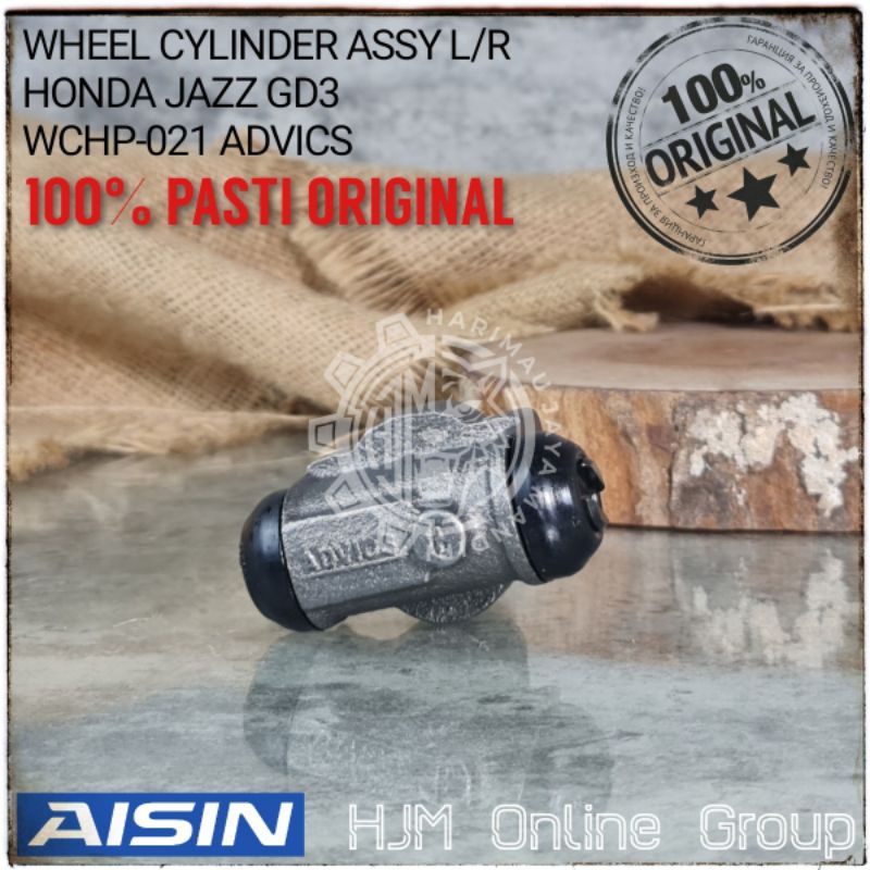 WHEEL CYLINDER - MASTER BAK BLOK REM BELAKANG JAZZ CITY ADVICS AISIN