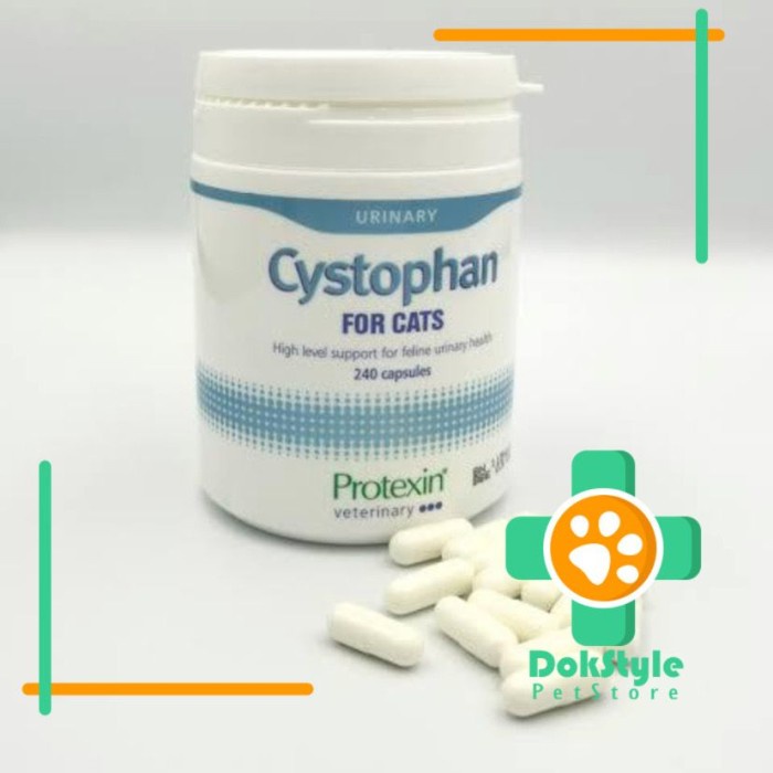 CYSTOPHAN OBAT URINARY SALURAN KENCING KUCING MIRIP CYSTAID PER15 TABS