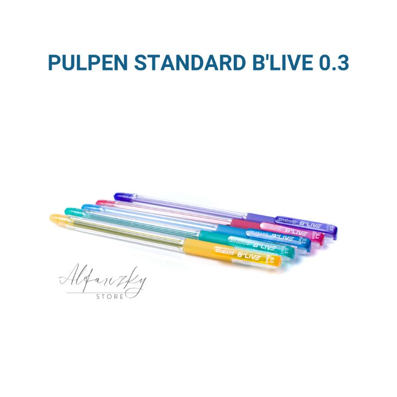 

Pulpen Standard B'LIVE 0,3 Oil Gel Ink