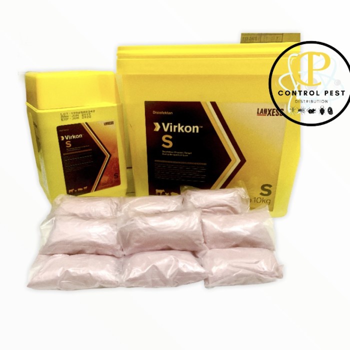 Disinfektan Disinfektan Virus Kandang, Corona Vircon S Repacking Isi 100 Gram