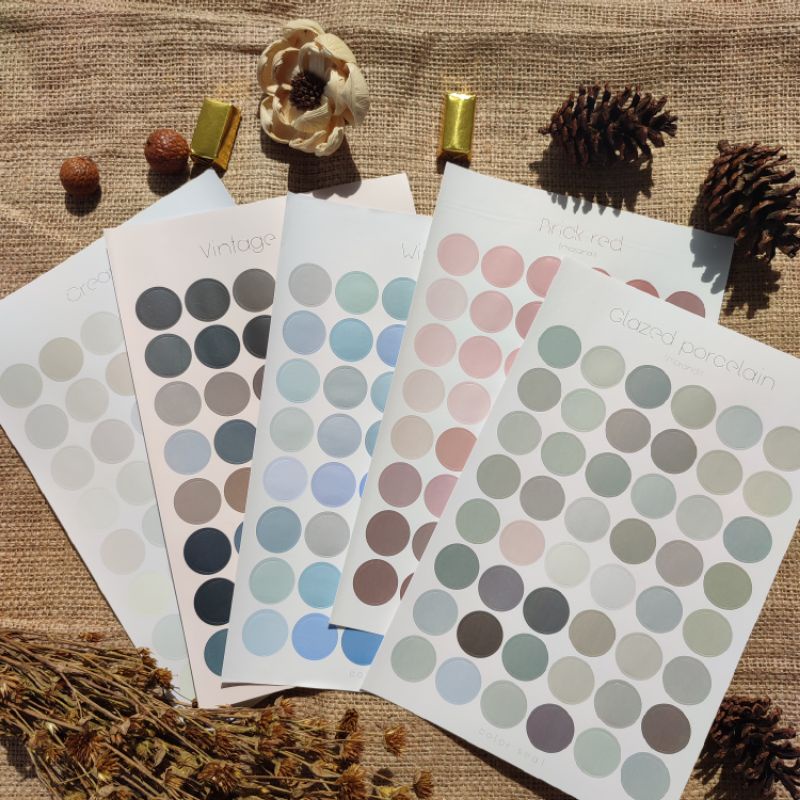 

[YS] Dots Paper Sticker / stiker kertas / planner DIY mading jurnal