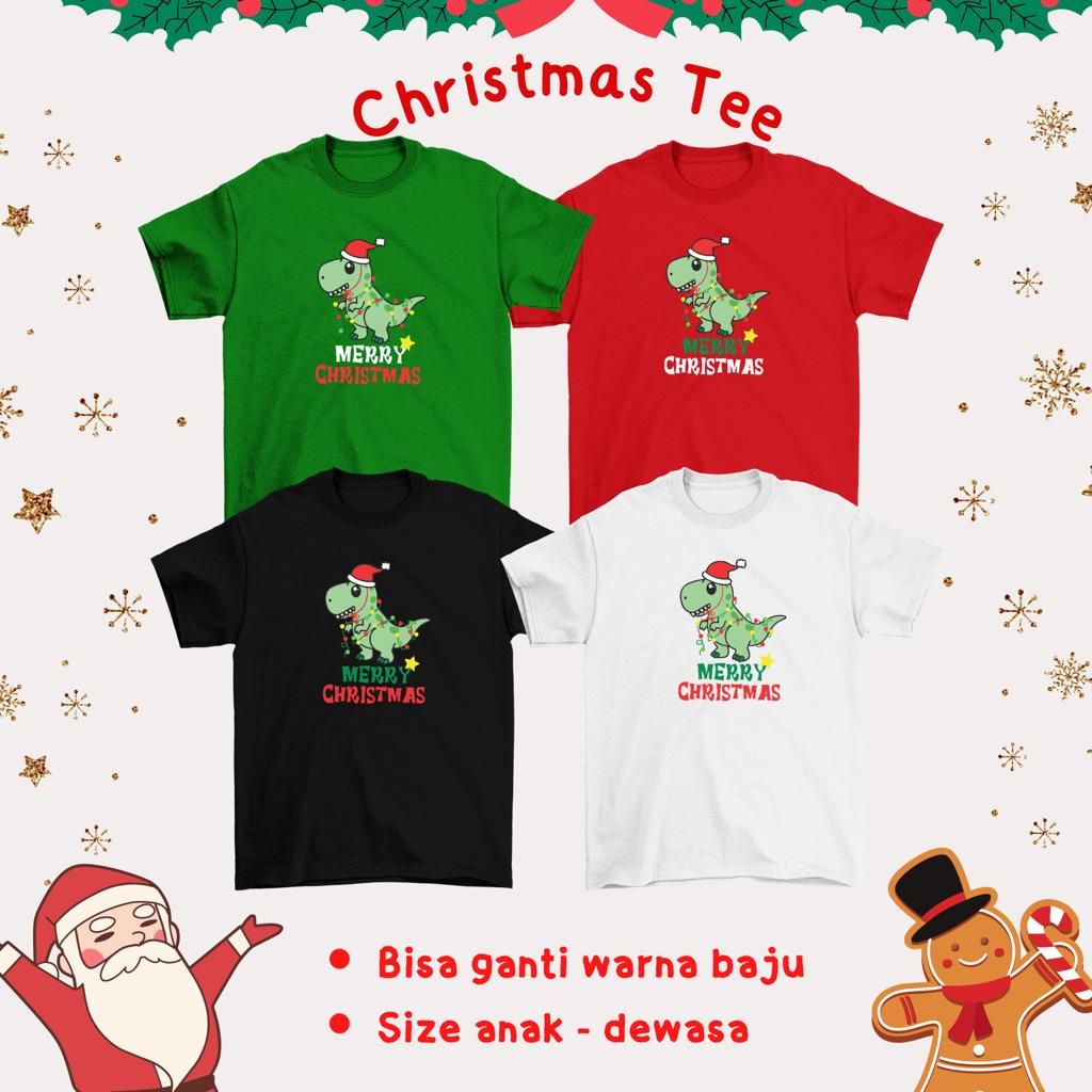 BAJU KAOS NATAL COUPLE KELUARGA ACARA CHRISTMAS HADIAH