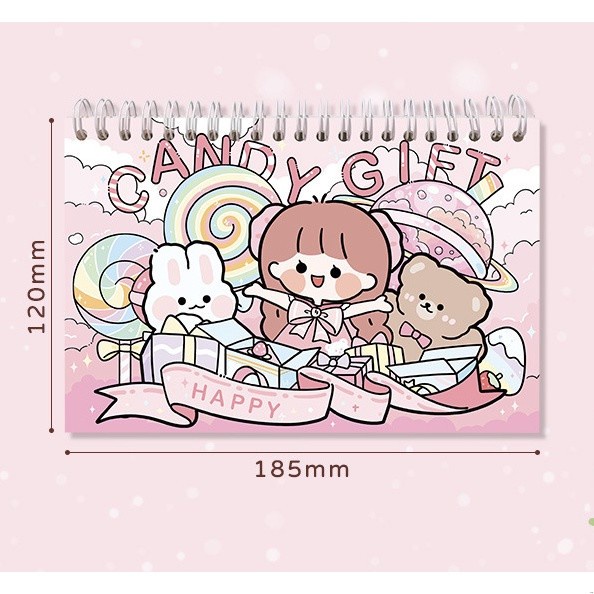 

AYU - BUKU STIKER AESTHETIC MOTIF KARAKTER FARM GIRL 1 50 LEMBAR