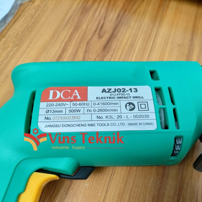 Mesin Bor Tangan 13Mm Drill Driver Azj02-13 Dca Azj 02-13