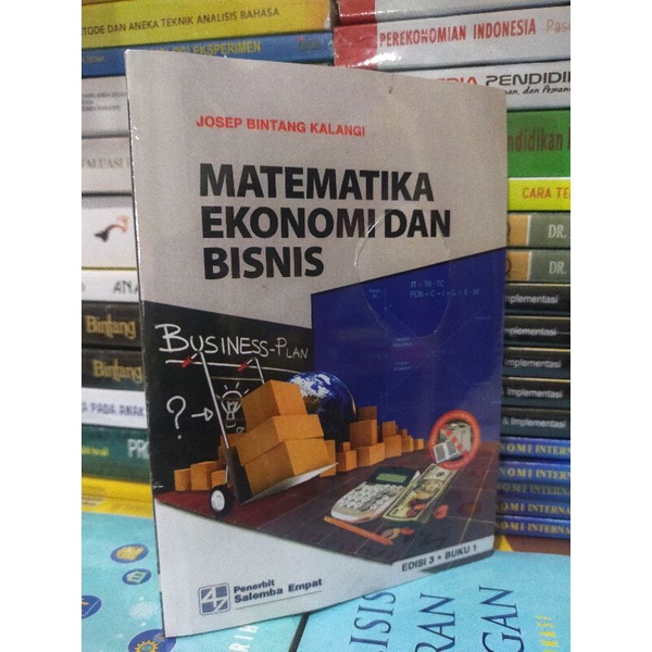 Jual Matematika Ekonomi Dan Bisnis Ed 3 Buku 1 Oleh J B Kalangi ...