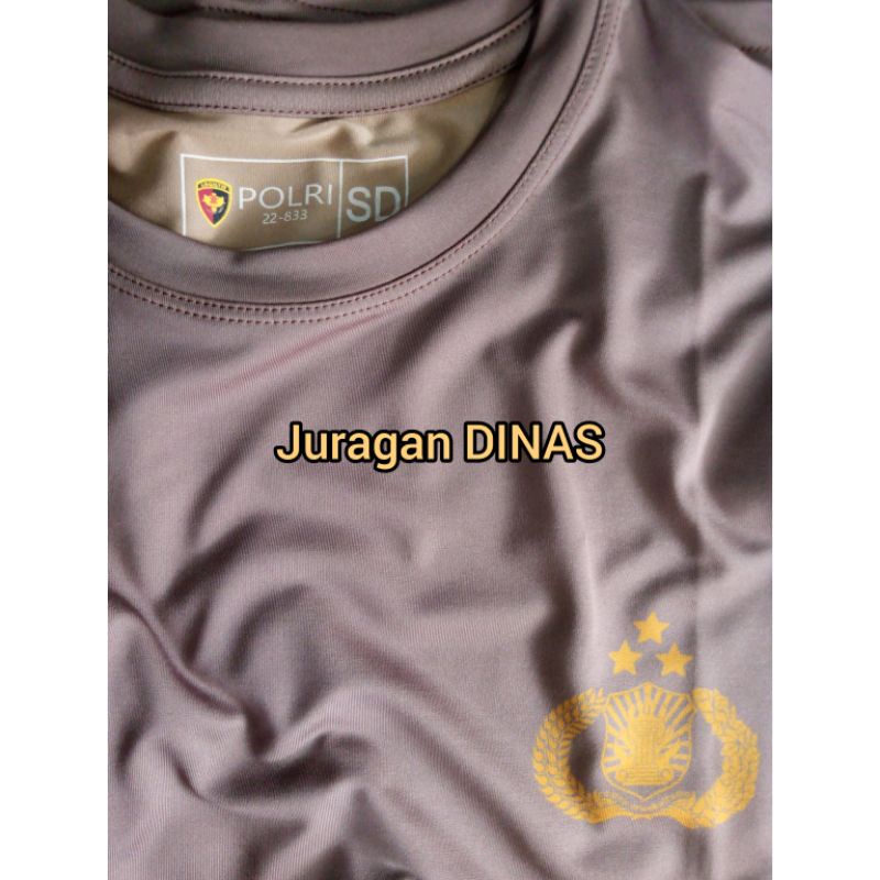 Kaos jatah polri bahan Jersey (slim fit) original asli sisa pembagian terbaru