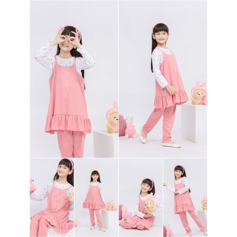 Set 3in1 Overall Tunik 6t 12t