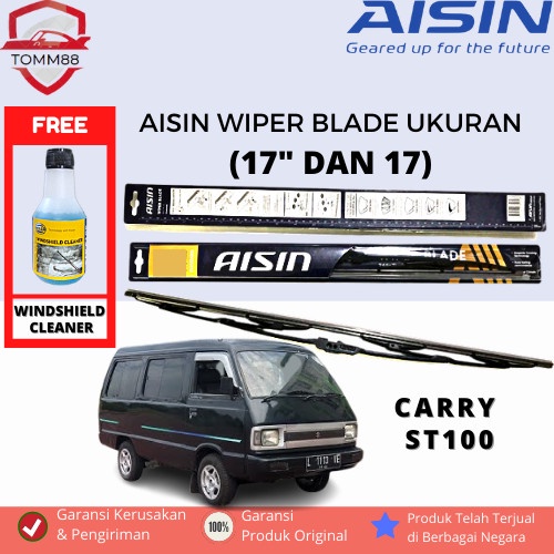 Wiper Mobil CARRY ST100 AISIN 17" 17"/AISIN WIPER BLADE + FREE CAIRAN /100% ORIGINAL