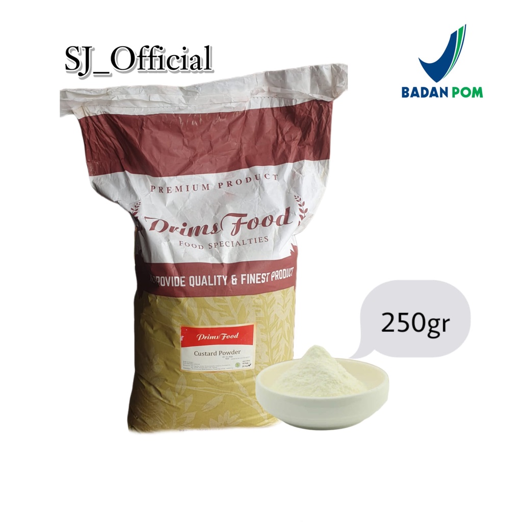 

Tepung CUSTARD Bubuk 250gr - CUSTARD POWDER PRIMS FOOD Good Quality & Best Price