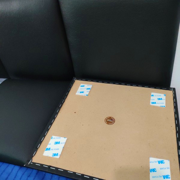 Wall Panel Kulit Leather HeadBoard 3D /  Stiker dinding Kasur / Safety Balita