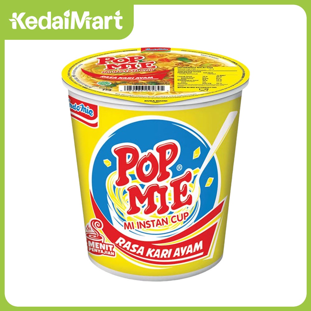 

Pop Mie Kuah Rasa Kari Ayam 75 Gram