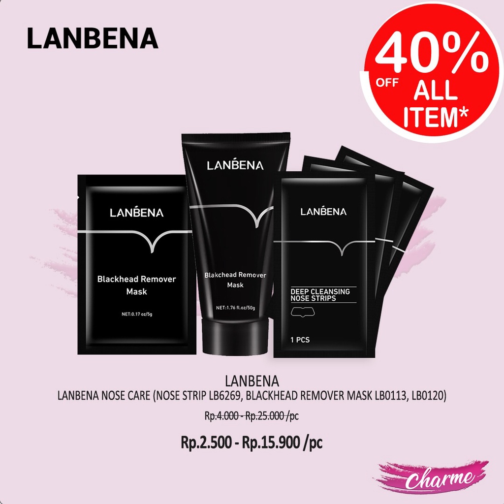 (READY &amp; ORI) LANBENA NOSE CARE NOSE STRIP/ BLACKHEAD REMOVER LB6269 0113 0120