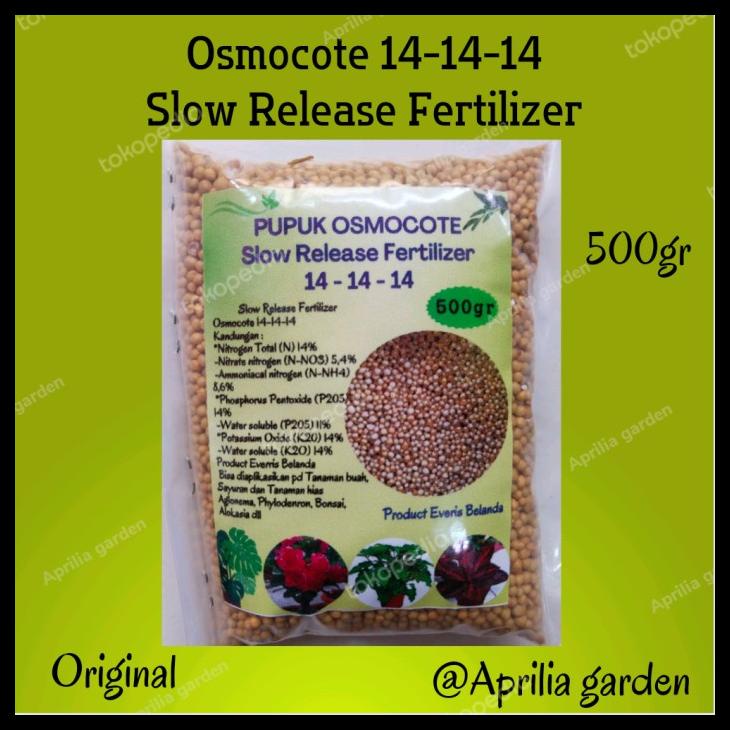 Pupuk Slow Release Osmocote 14-13-13 @500Gr