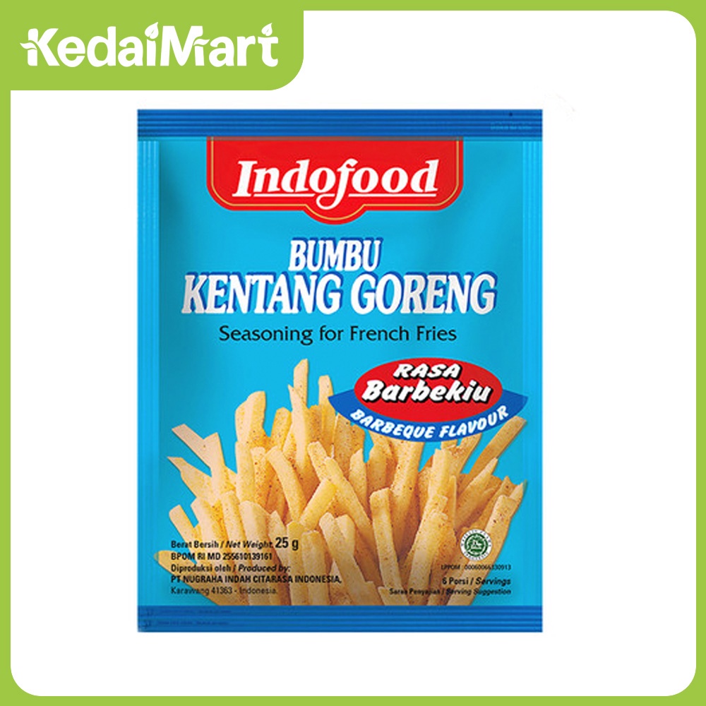 

Indofood Bumbu Kentang Rasa Barbeque 25 Gram