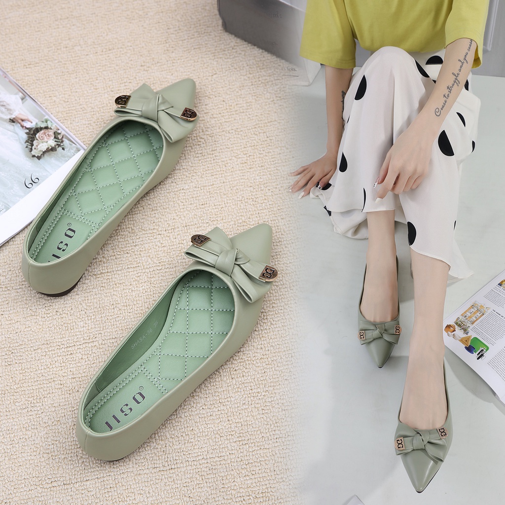 JISO RYONA SHASA-56 Sepatu Flat Wanita Import Premium