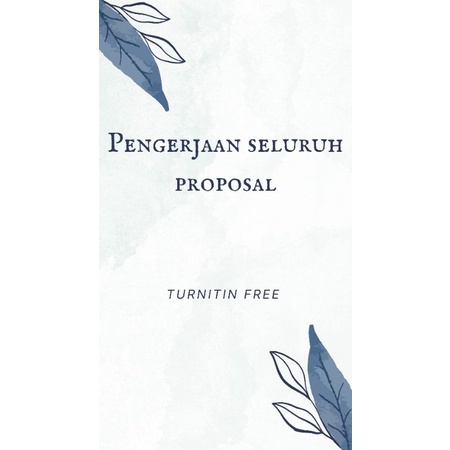 

pengerjaan ketik all proposal perbab dan full