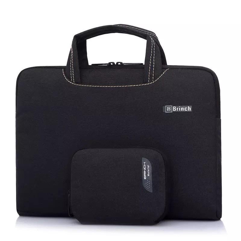 Tas Laptop jinjing BRINCH oxford slim messenger 15.16 inch black