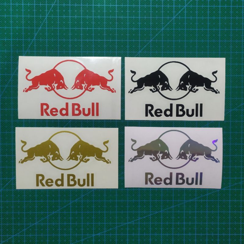 Stiker helm Red Bull Cutting