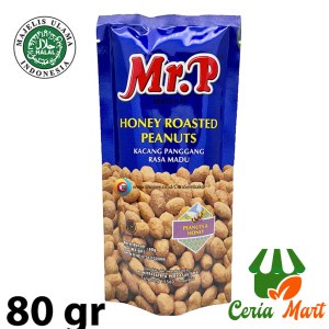 

Mister Pi Kacang Panggang MrP 80 gr Honey Roasted Peanuts Rasa Madu