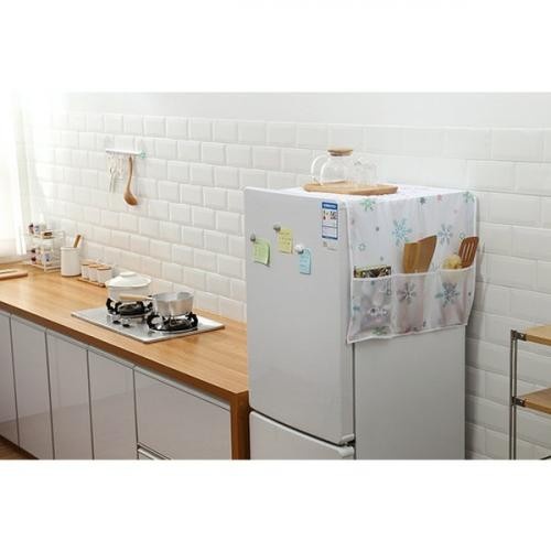Taplak Kulkas Mesin Cuci Penutup Sarung Cover Alas Kantong Storage AC Sarungan Waterproof Fridge