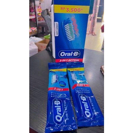 Jual Sikat Gigi Oral- B 3in1 In Action Isi 1pc | Shopee Indonesia