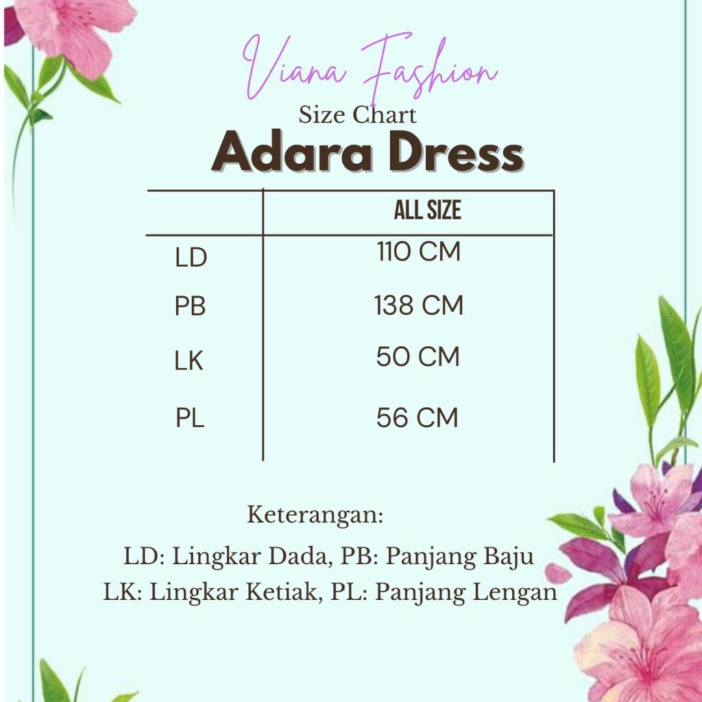 ADARA DRESS PREMIUM CRINKLE AIRFLOW BY VIANA FASHION