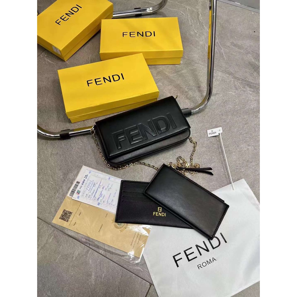 F3nd! Continental Wallet Hand Bag 2717 (FreeBox+Invoice+KantongKain+BubbleWrap)