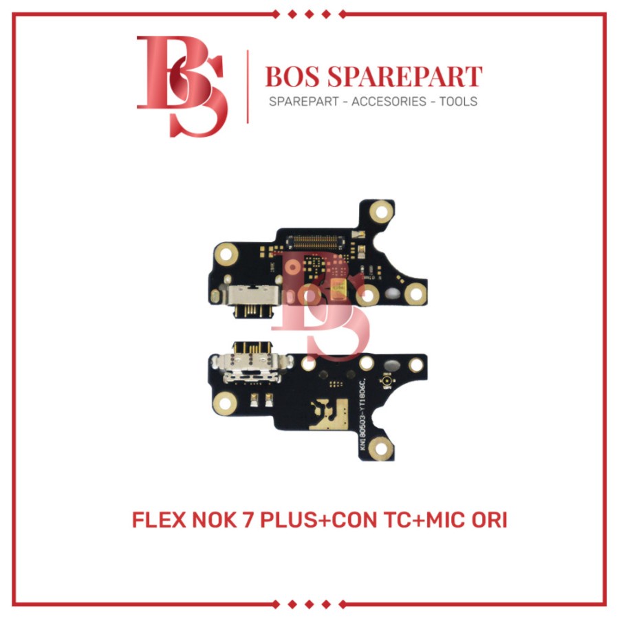 FLEXIBEL NOKIA 7 PLUS + CONNECTOR CHARGER + MIC ORI