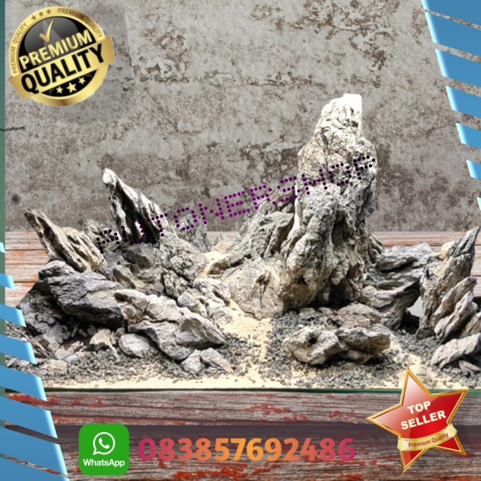 Sand stone batu pasir batu aquascape paludarium 1Kg