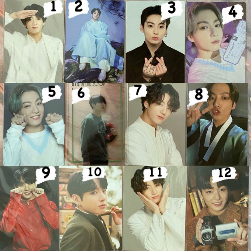 SALE BTS Jungkook MPC mini photocard PC in the soop 2 dalmajung ptd sowoozoo army membership kit bbc