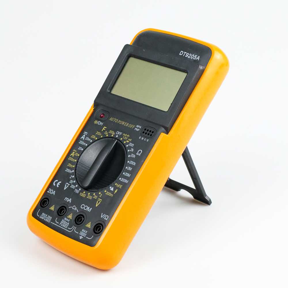 Digital Multimeter LCD DT-9205A Tester Arus Listrik AC/DC Voltage, Current, Resistance Ada Buzzer