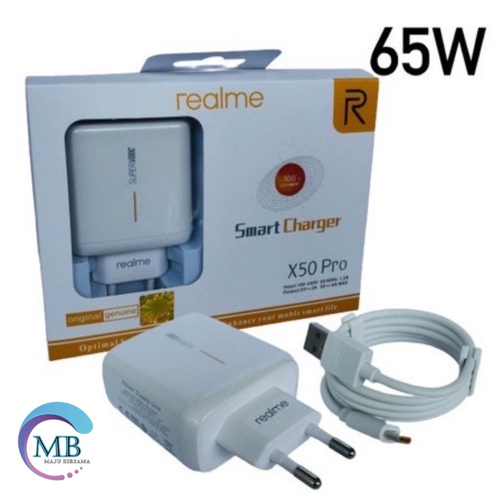 Charger Cashan tc Original  realme 65wat micro usb Fast Charging super vooc MB4128