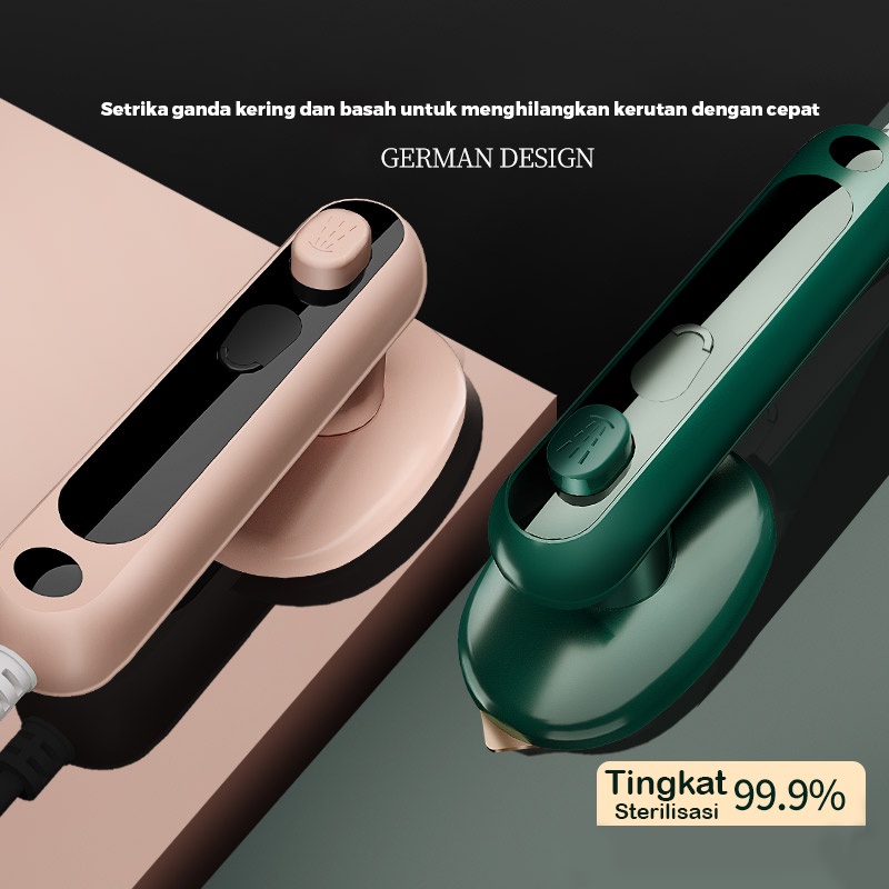 【Ready】Setrika Uap Portable Travel Sederhana 360 Derajat Setrika Uap Mini Setrika Mini Portable Cepat Panas Bisa Spray