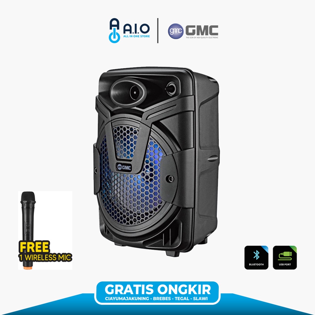GMC SPEAKER BLUETOOTH 897E + MIC| TERMURAH + GRATIS ONGKOS KIRIM*