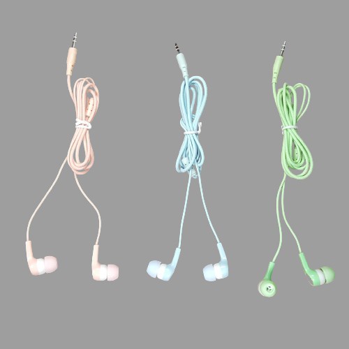 Headset earphone mega bass music angel macaron 01 Mp3 stereo extra hp - dinno.id