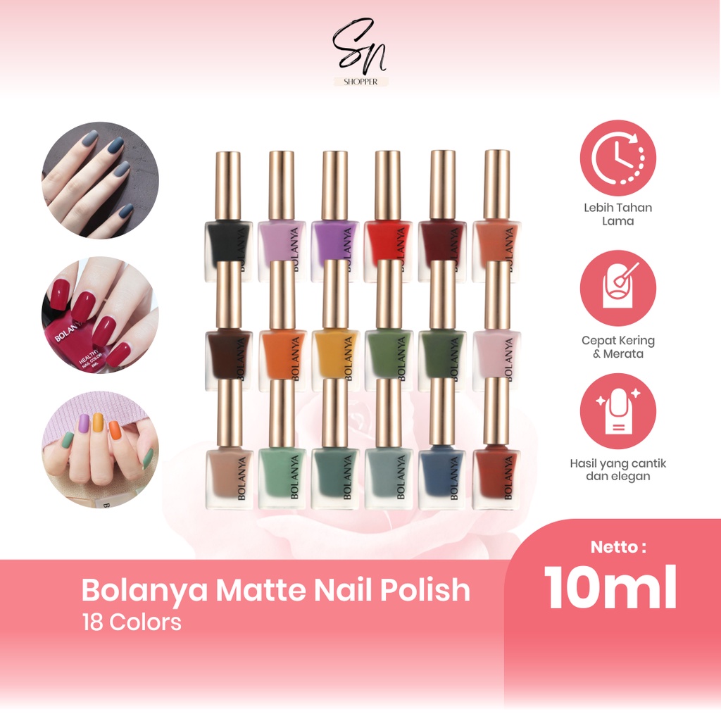 Bolanya Kutek Matte Halal Peel Off Bisa Dikupas Kuteks Muslimah