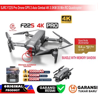 SJRC F22S Pro Drone GPS 2-Axis Gimbal 4K 3.5KM 35 Min RC Quadcopter FREE SD CARD SANDISK 32GB