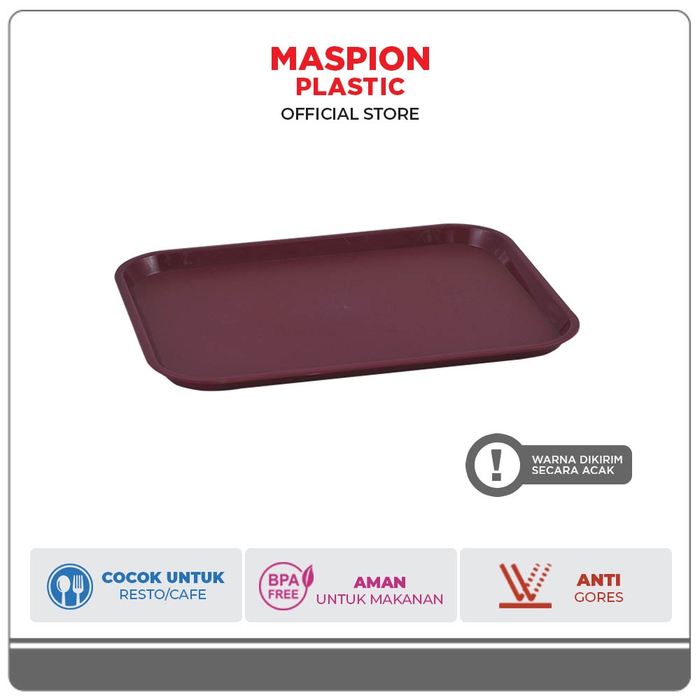 Maspion Nampan Plastik Serbaguna Serving Tray 811 2 pcs set