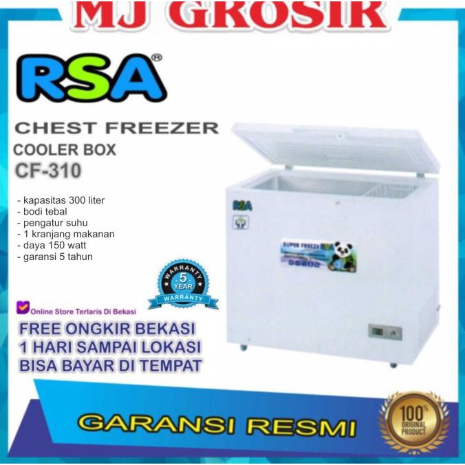Rsa Cf 310 Chest Freezer Box 300 L Lemari Pembeku 300 Liter By Gea