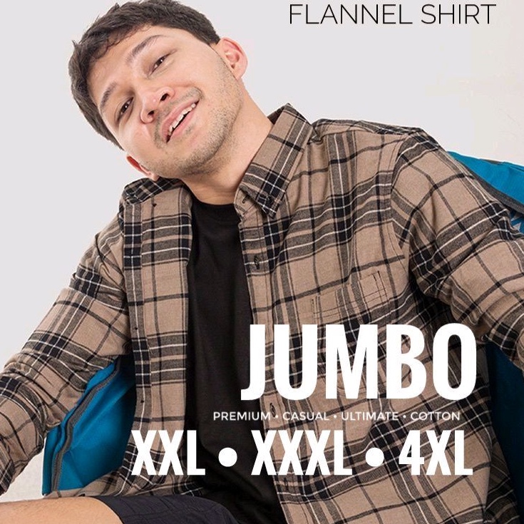 KEMEJA FLANEL JUMBO / KEMEJA FLANEL PRIA / KEMEJA FLANEL / KEMEJA XXL DAN XXXL / KEMEJA JACK BROWN /