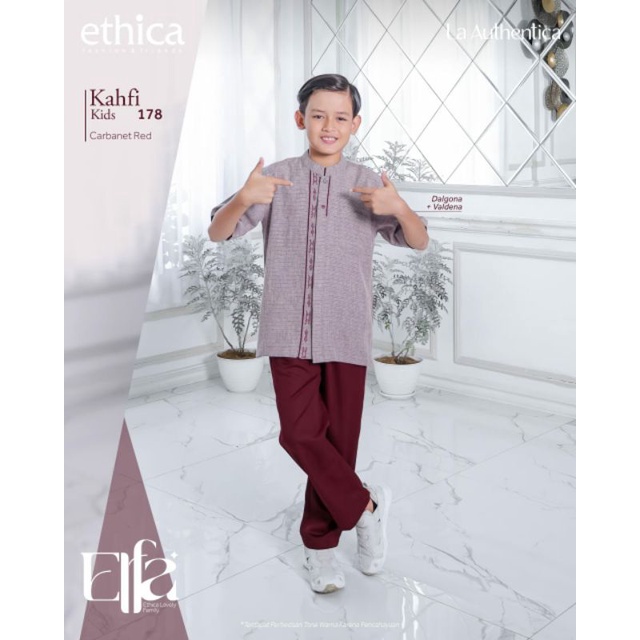 Ethica Elfa 273 Carbanet Red Ayumi 357 Ayumi Kids 29 Kahfi 248 Kahfi Kids 178 Baju Muslim Sarimbit Keluarga Family Series Terbaru Lebaran 2023