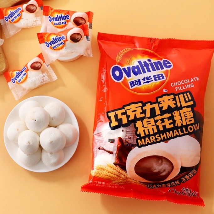 

ovaltine marshmallow import Chocolate Filling 90 gram