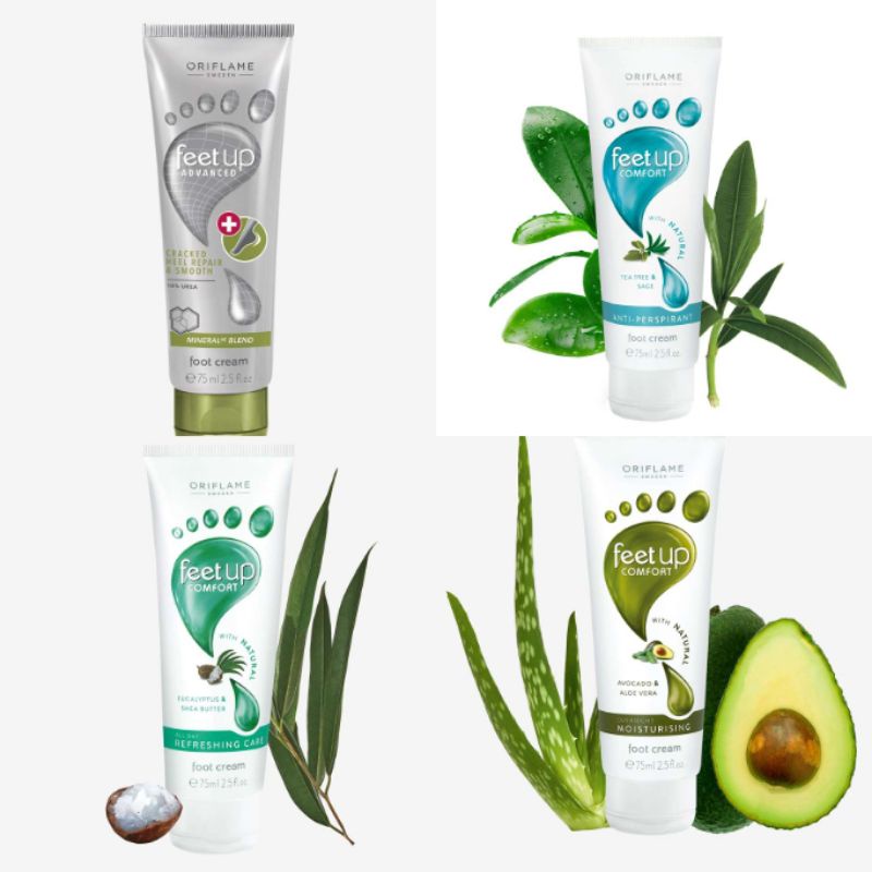 Jual Feet Up Advanced Cracked Heel Repair & Smooth Foot Cream/Feet Up ...