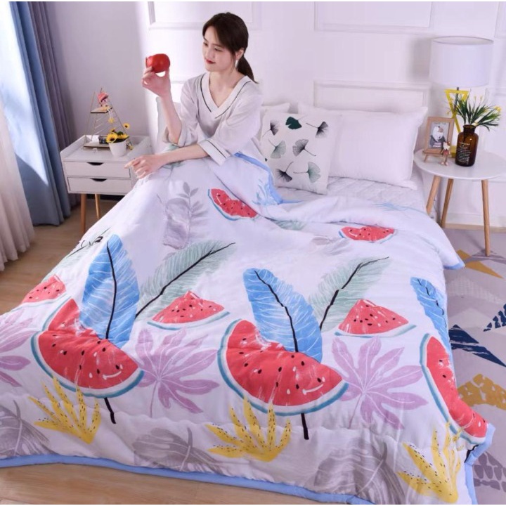 Bedcover Selimut Korean New Design Ukuran 200x230 Aesthetic &amp; New Quality